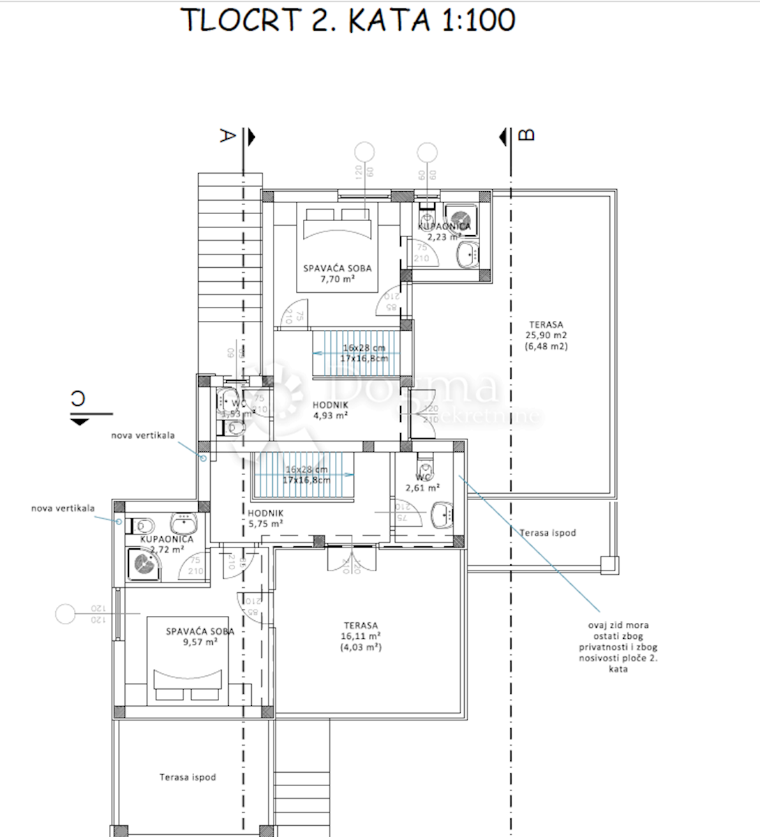 Appartamento Jezera, Tisno, 38,73m2