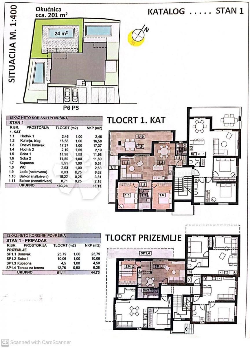 Appartamento Malinska, Malinska-Dubašnica, 121m2