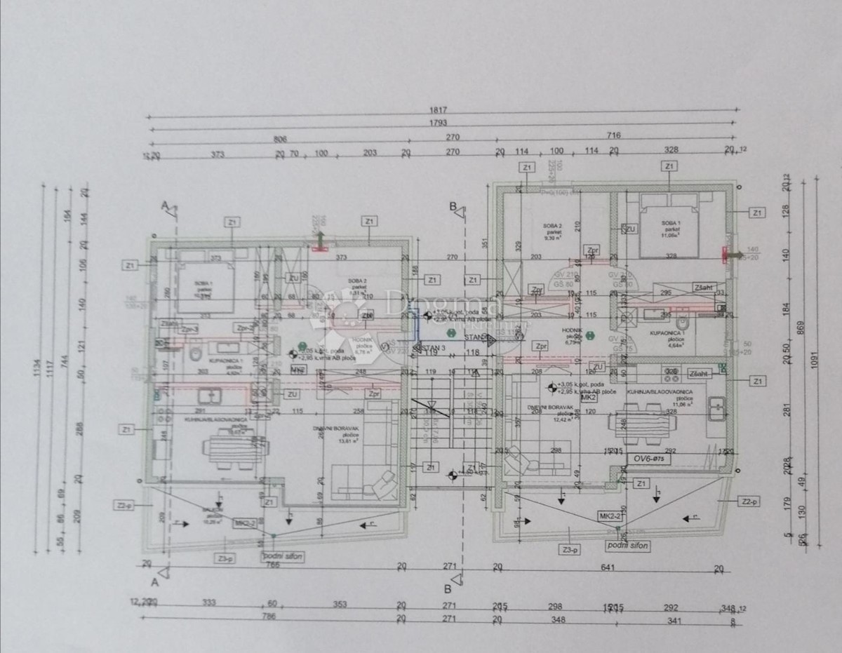 Allogio Okrug Gornji, Okrug, 65m2