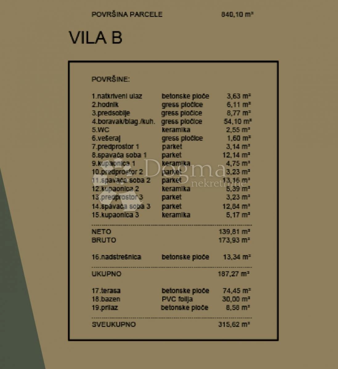 Casa Vodnjan, 173,93m2