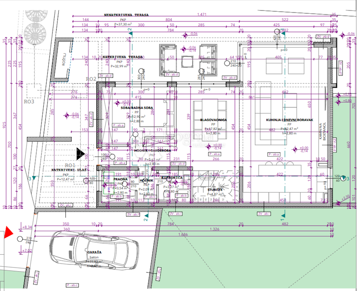 Casa Okrug Donji, Okrug, 218,26m2