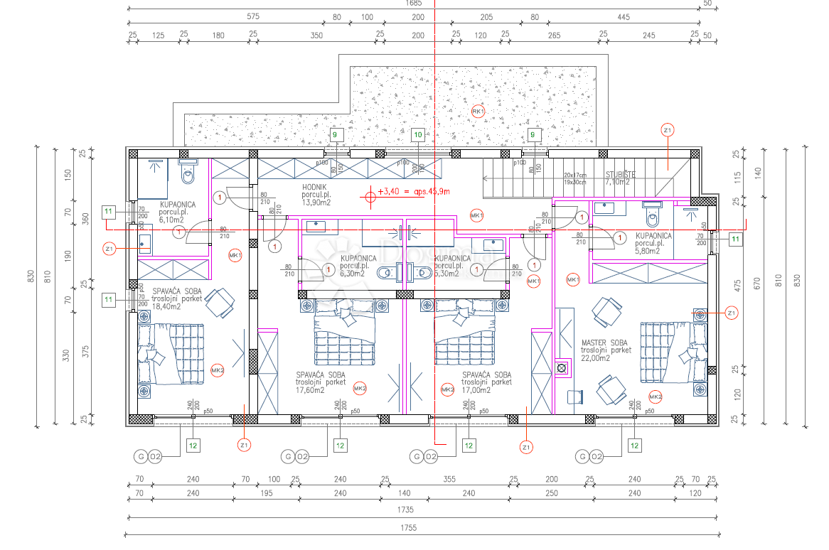 Casa Vodice, 374,95m2