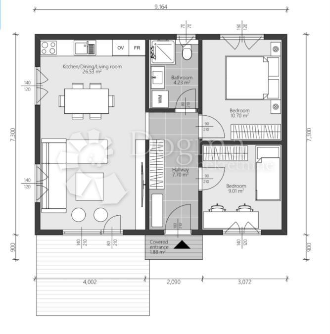 Casa Čulinec, Donja Dubrava, 99,36m2