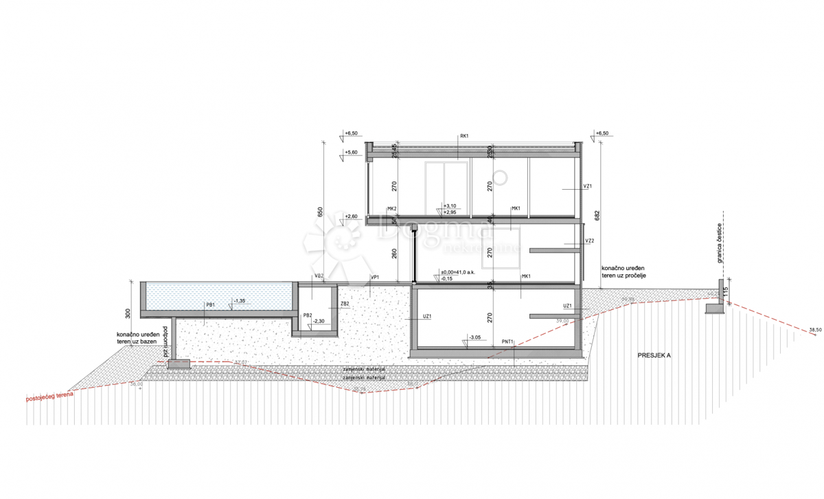 Terreno Labin, 620m2