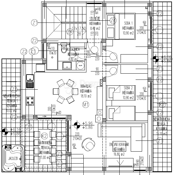Allogio Mandre, Kolan, 95,50m2