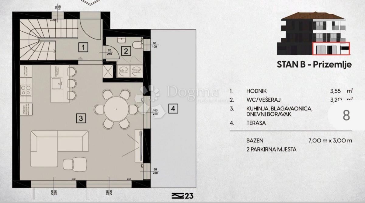 Casa Soline, Dobrinj, 145m2