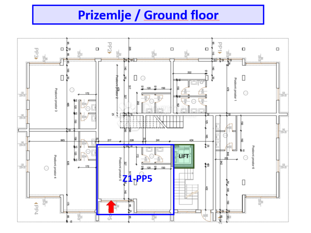 Z1/PP1 SPAZIO COMMERCIALE ALL'INTERNO DI UN NUOVO COMPLESSO RESIDENZIALE - OTTIMO!