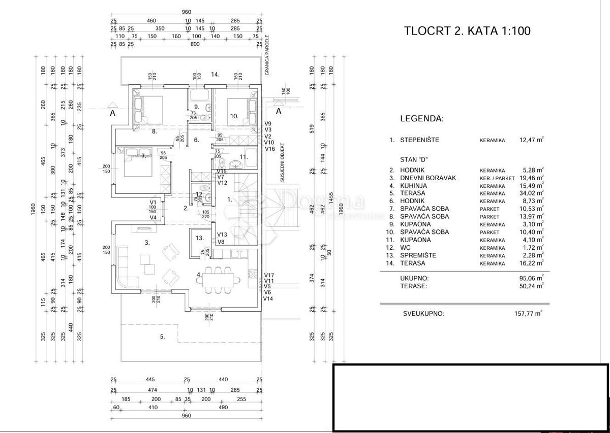 Casa Kaštanjer, Pula, 457,90m2