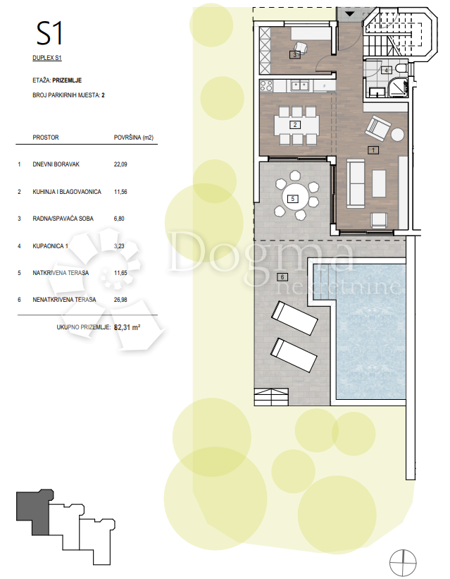 Allogio Primošten, 146,57m2
