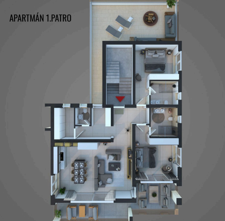 Appartamento Barbat na Rabu, Rab, 107m2