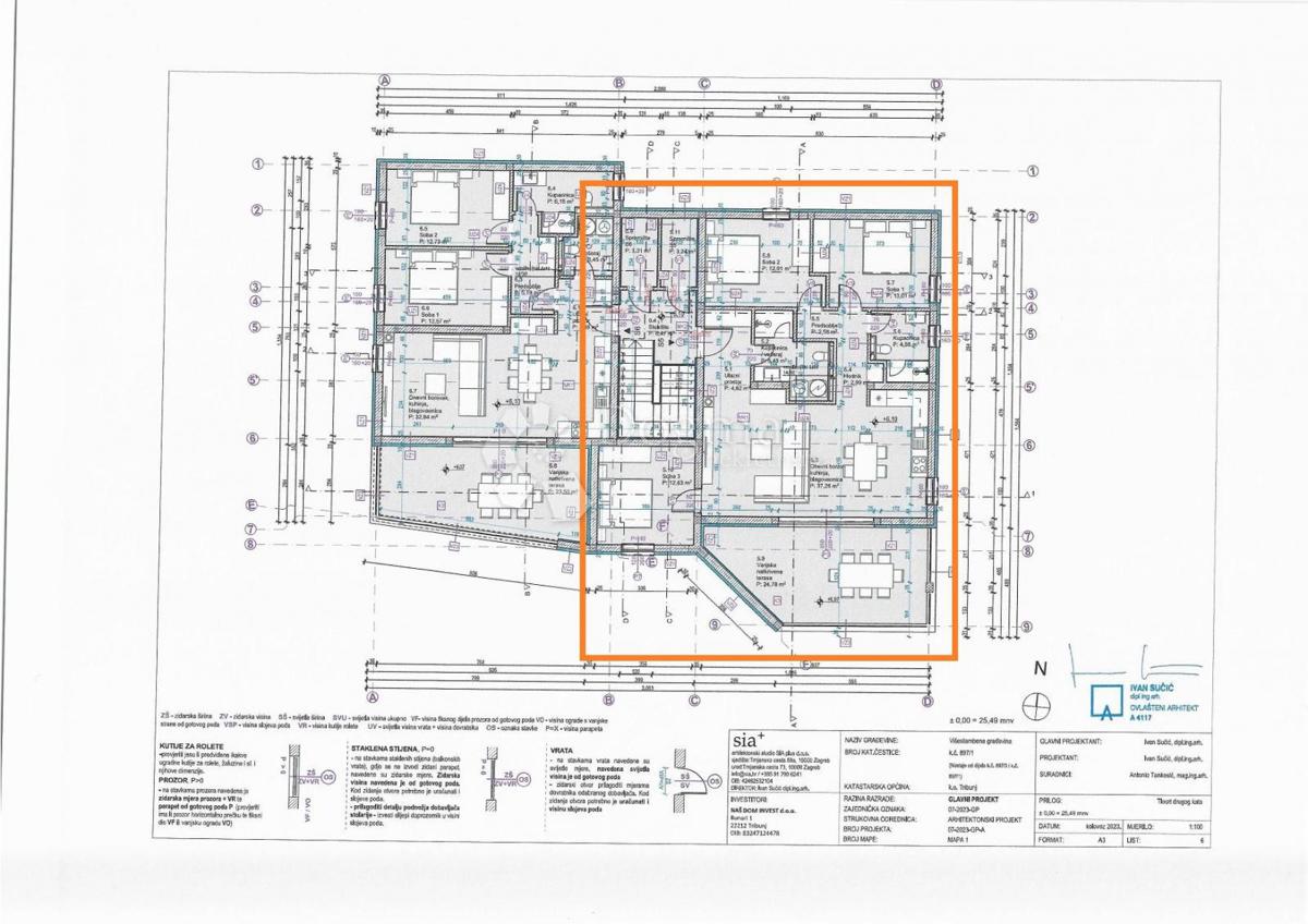 Allogio Tribunj, 113m2