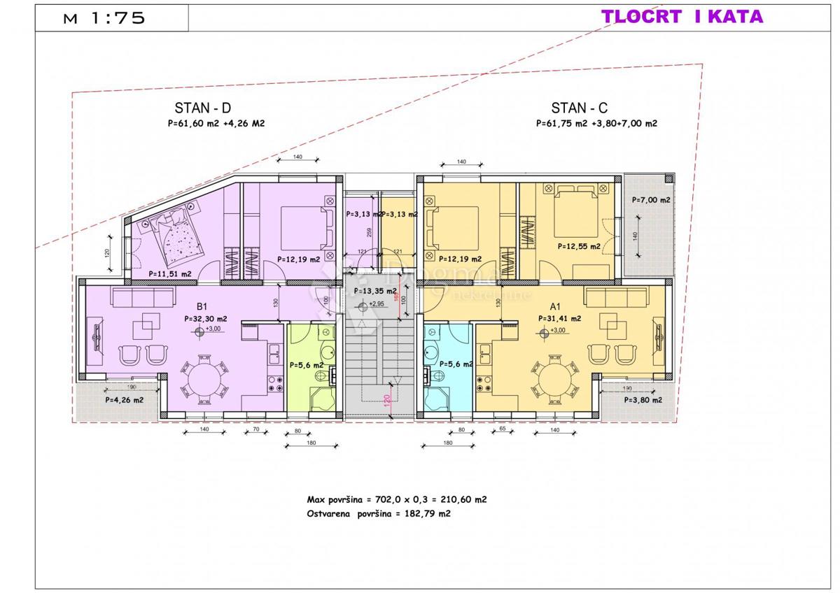 Allogio Poreč, 72m2