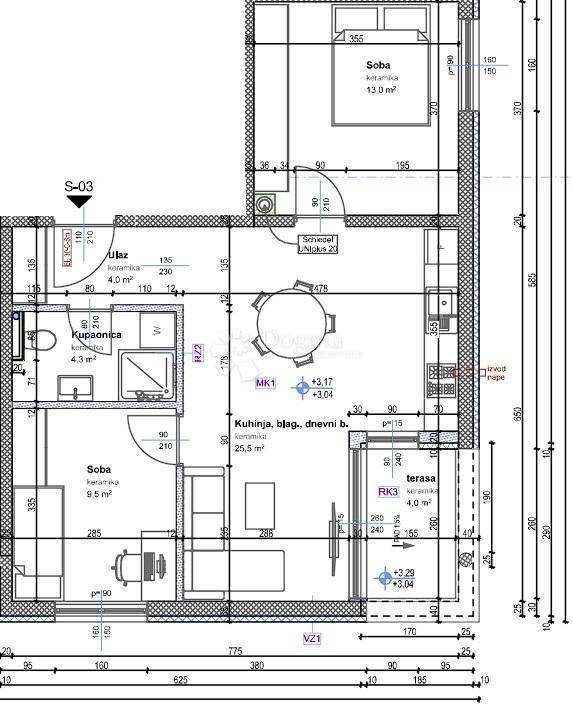 Allogio Tar, Tar-Vabriga, 92,40m2