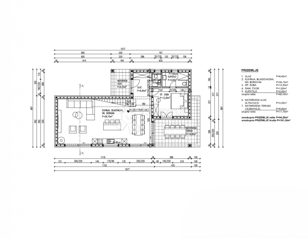 Terreno Labin, 790m2
