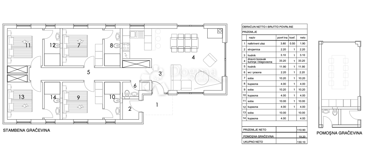 Casa Kršan, 130m2