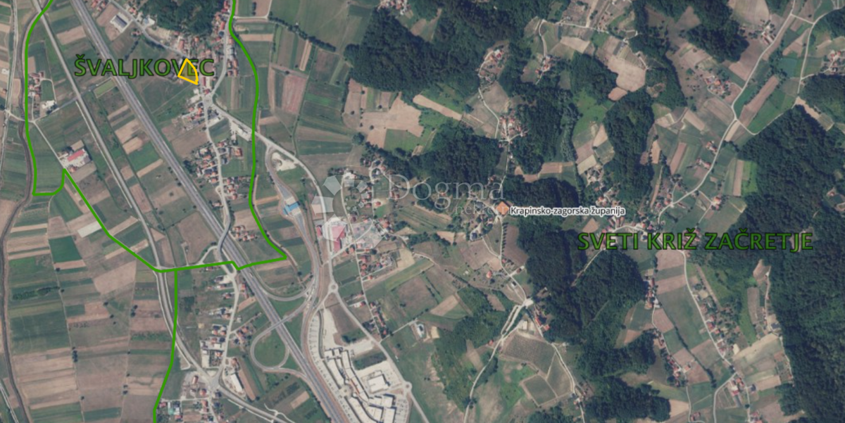 Terreno edificabile Vrankovec, Sveti Križ Začretje, 1.810m2