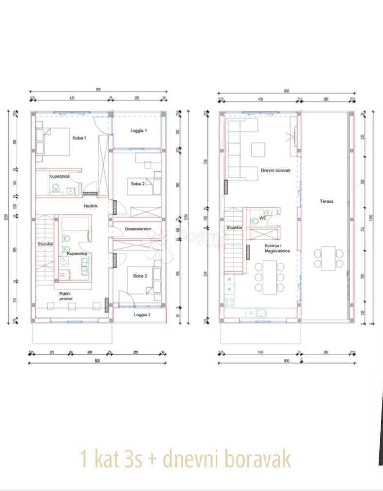 Allogio Antunovac, Virovitica, 102,86m2