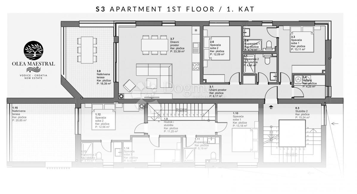 Allogio Vodice, 97,89m2