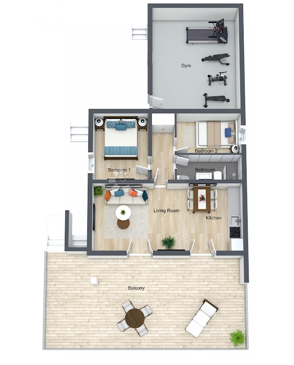 Allogio Rogoznica, 82.19m2