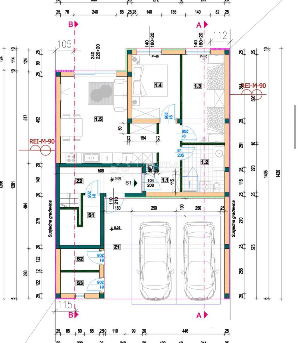 Allogio Medulin, 56,52m2