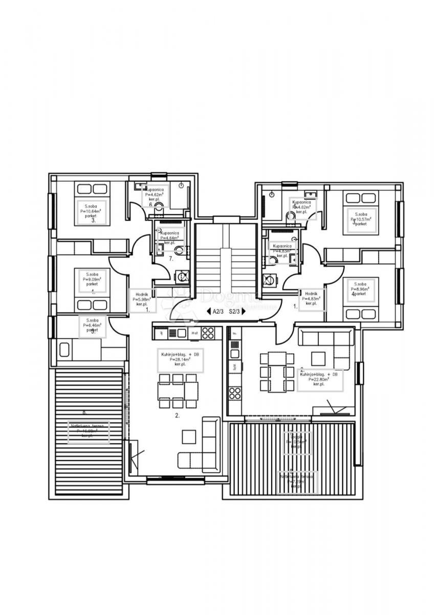 Appartamento Novalja, 84,32m2