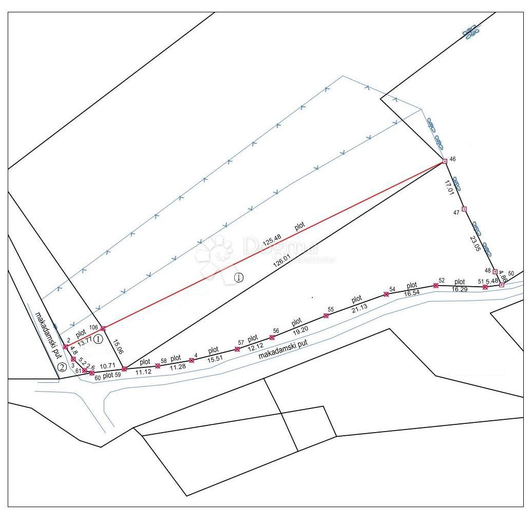 Terreno edificabile Smoković, Zemunik Donji, 3.732m2