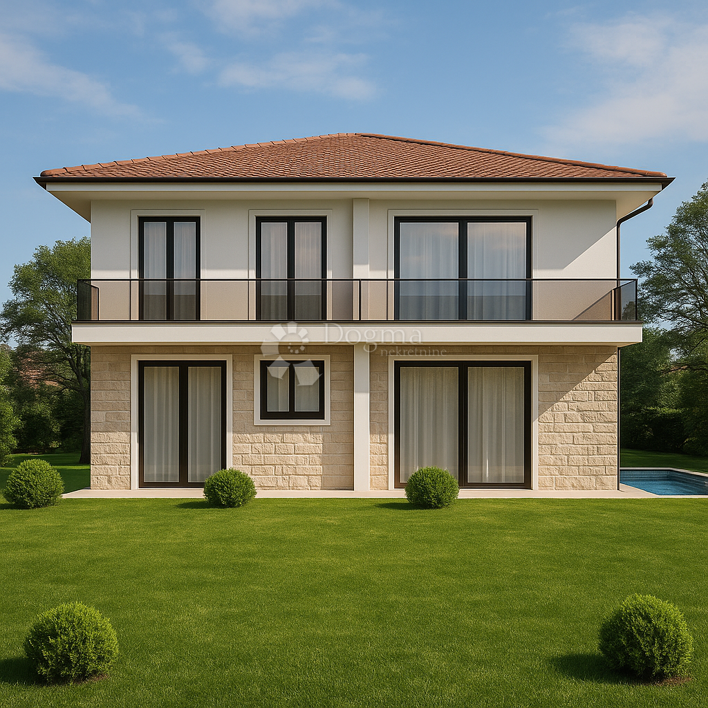 MALINSKA – Nuova Costruzione con Piscina a 400 m dal Mare