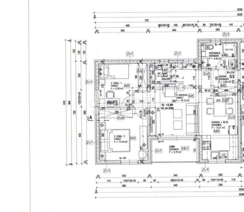 Allogio Kaštel Sućurac, Kaštela, 52,10m2