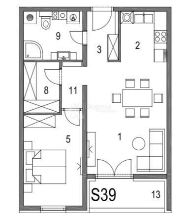 Allogio Klinča Sela, 57,25m2