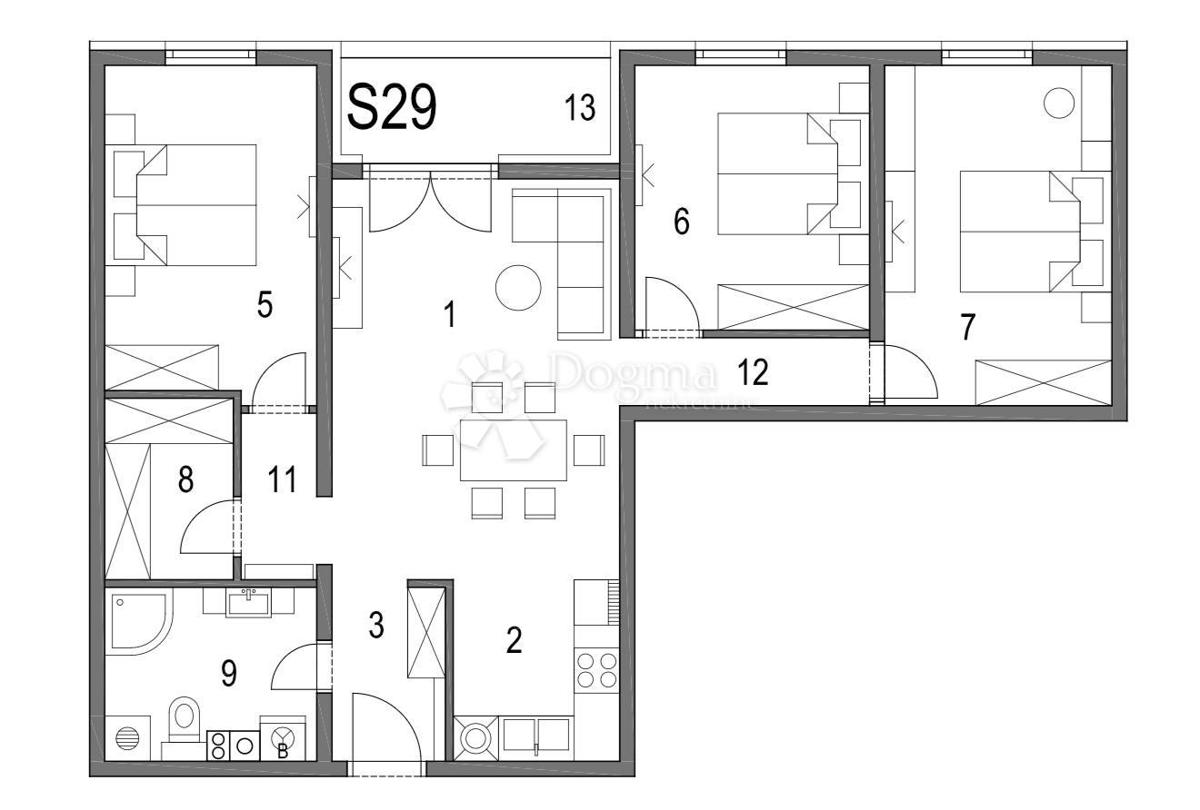 Allogio Klinča Sela, 57,25m2