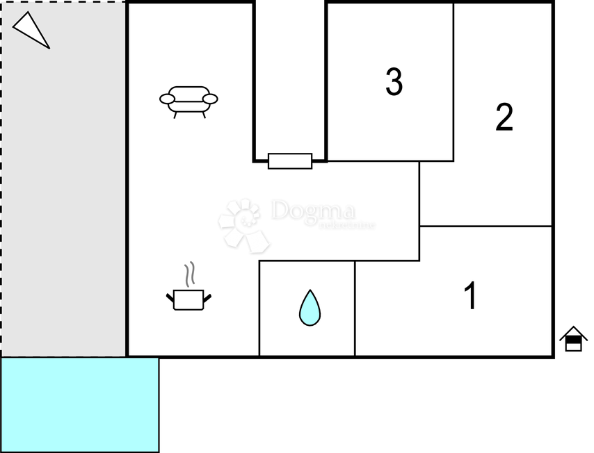 Appartamento Crikvenica, 90m2