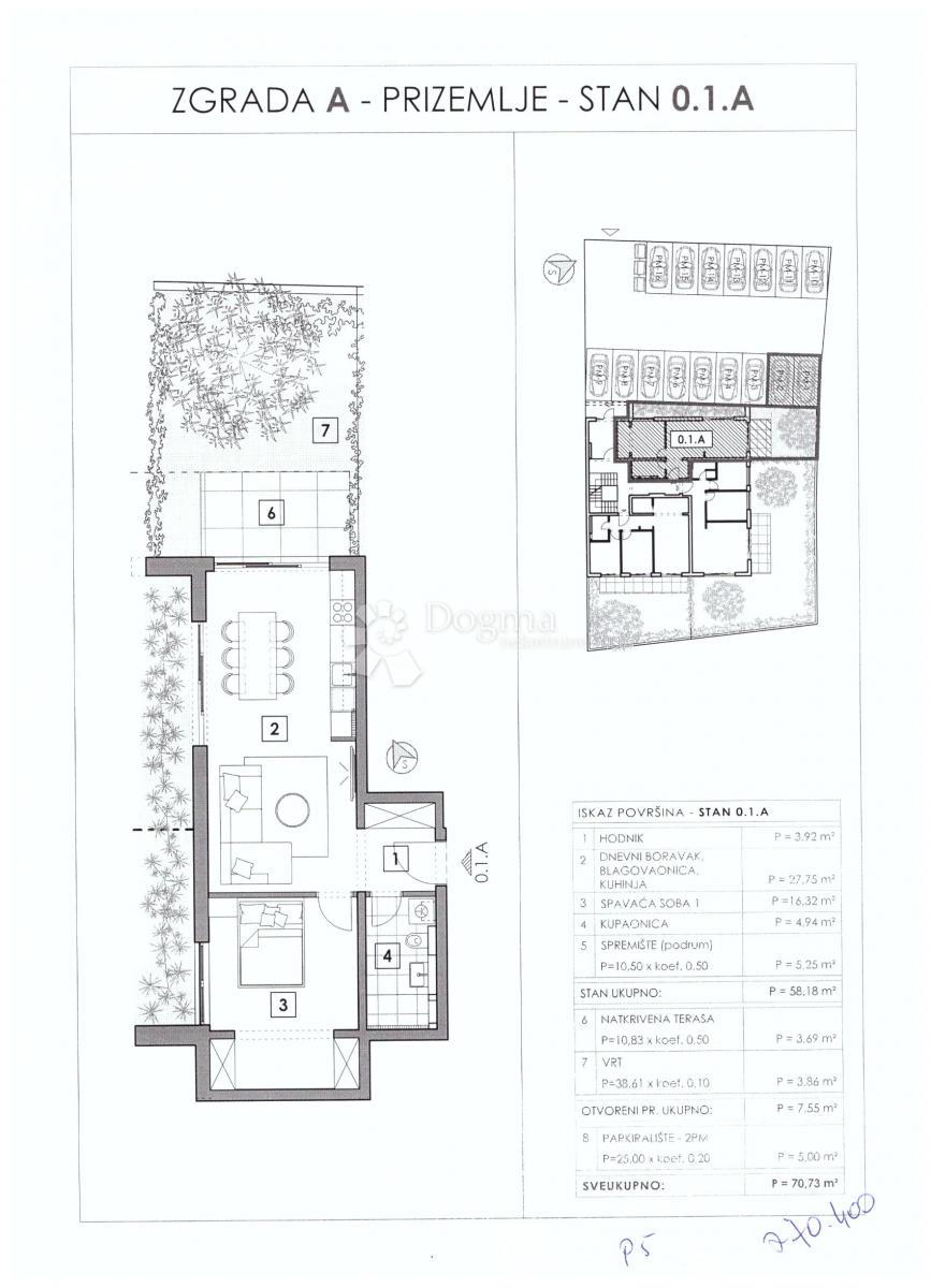 Allogio Vabriga, Tar-Vabriga, Vabriga, Tar, 58,18m2