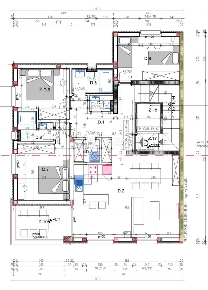 Allogio Veli vrh, Pula, 113,11m2