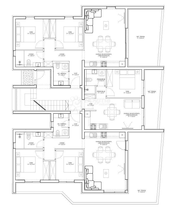 Allogio Bili brig, Zadar, 56,26m2