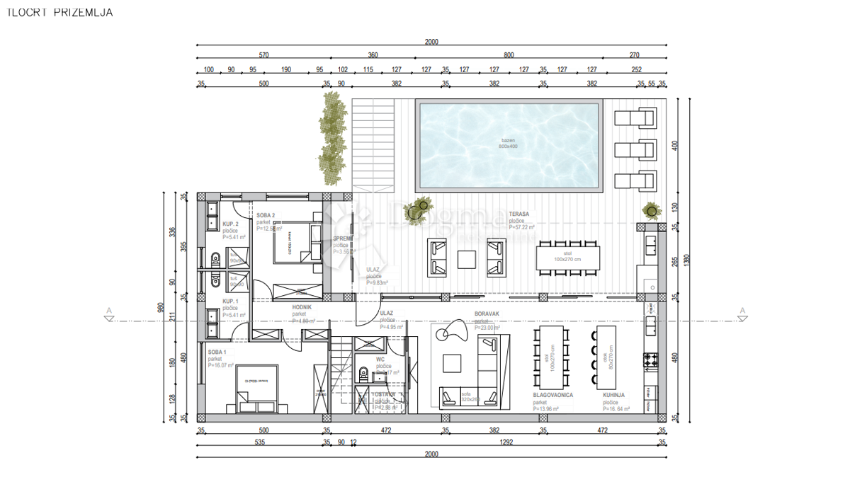 Terreno edificabile Novaki Motovunski, Karojba, 1.865m2