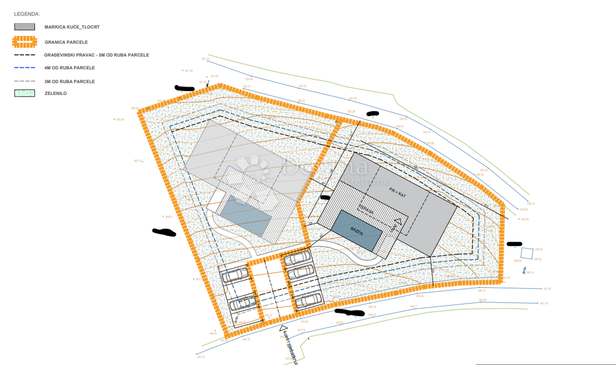 Terreno edificabile Novaki Motovunski, Karojba, 1.865m2