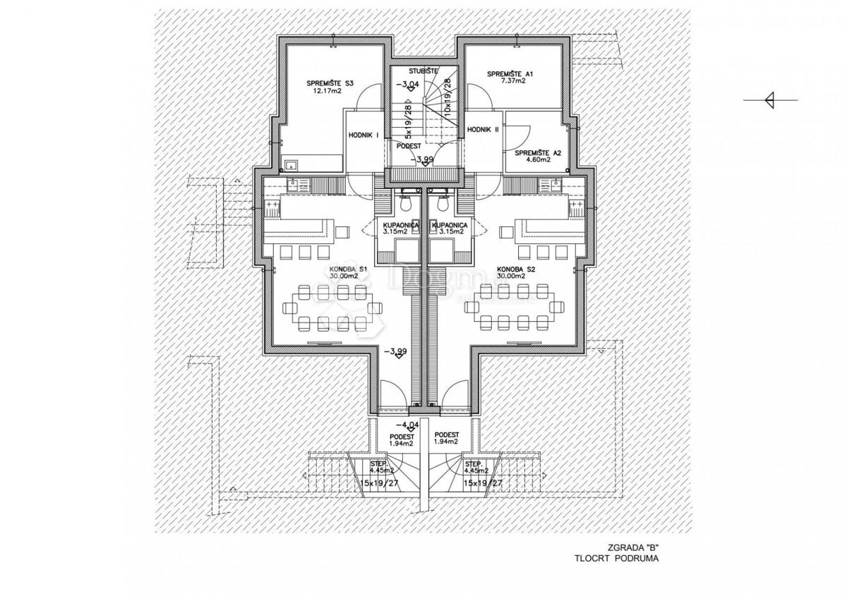 Moderno appartamento S2 al piano terra – nuova costruzione sull'isola di Pag