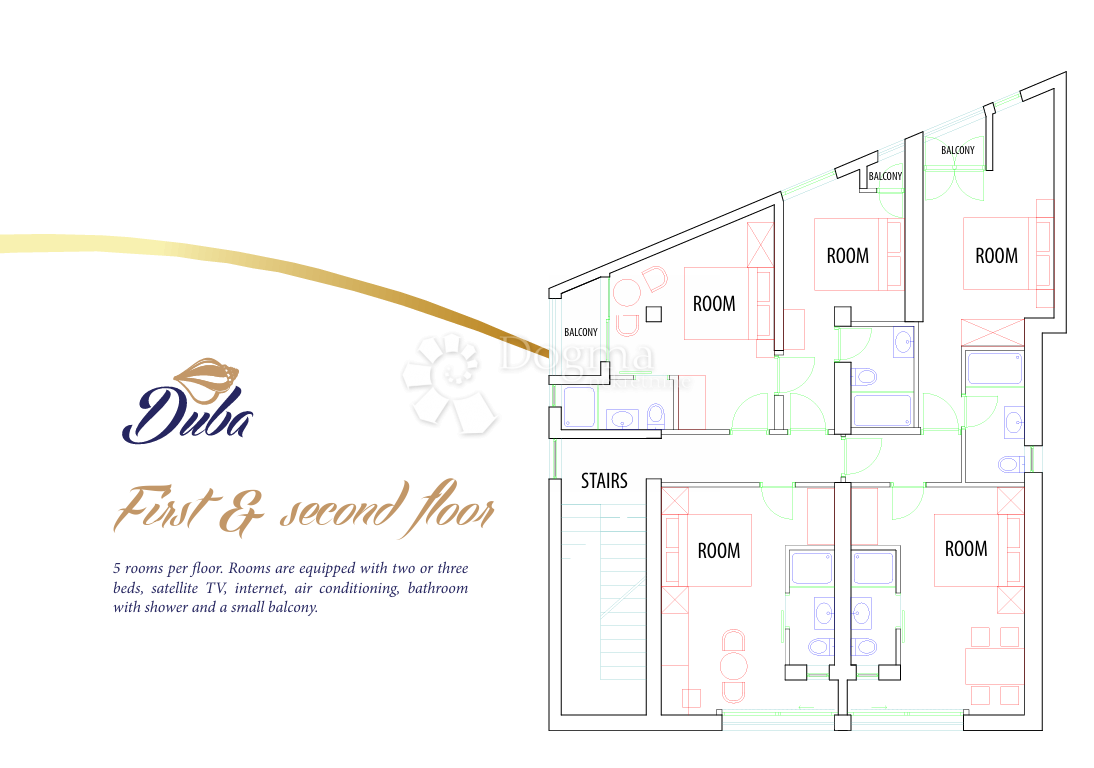 Albergo Živogošće, Podgora, 533m2