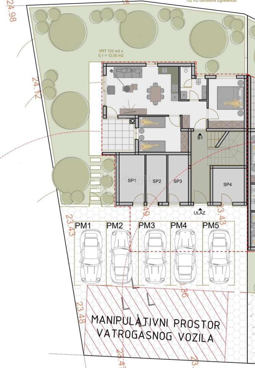 Allogio Valdebek, Pula, 78,99m2