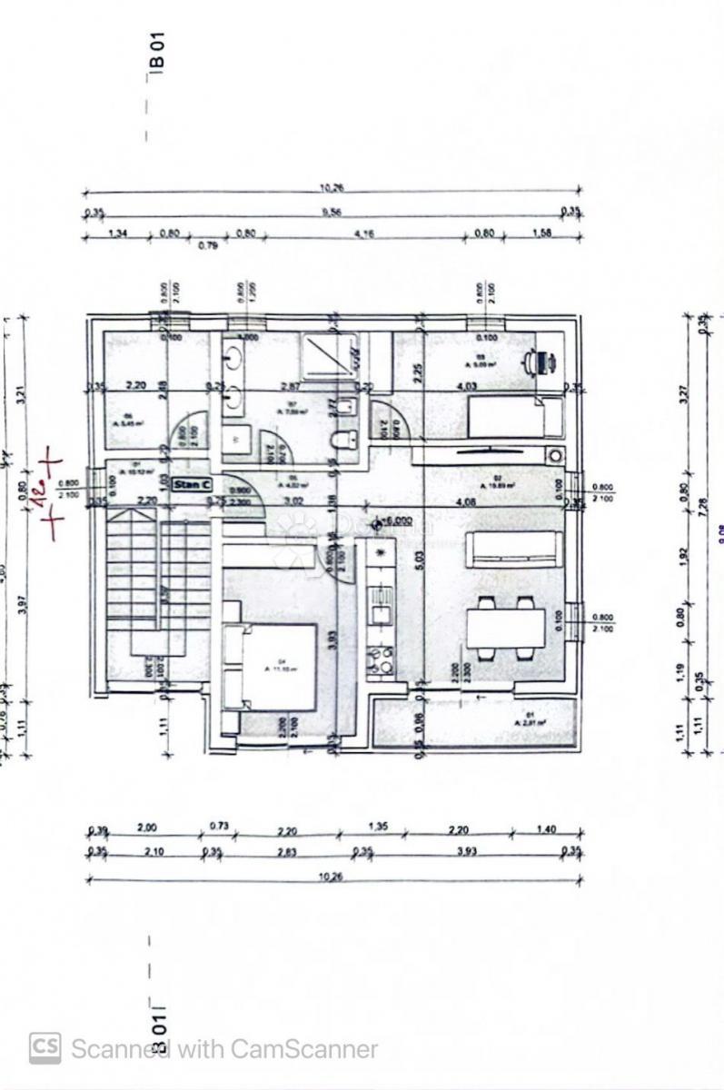 Allogio Šijana, Pula, 44,02m2