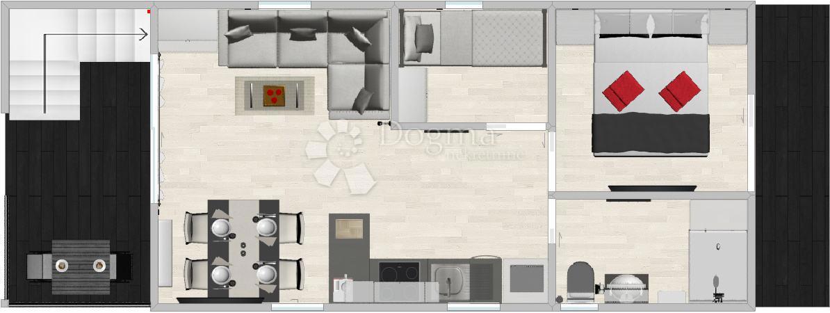 Appartamento Novigrad, 33m2