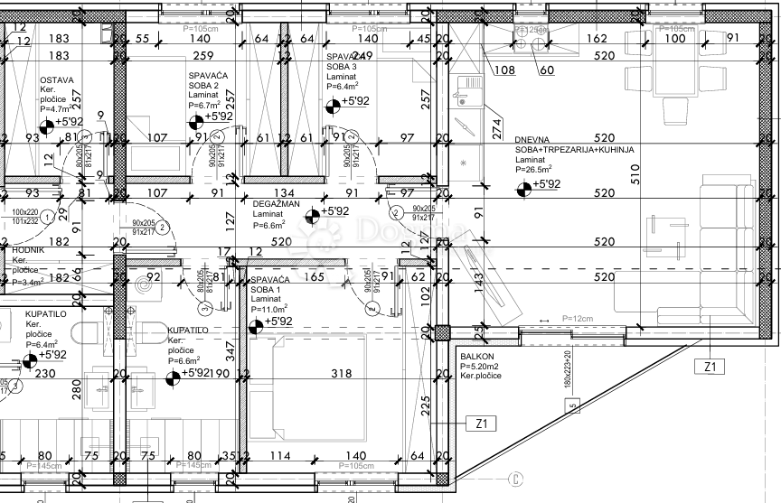 Allogio Drvenik, Gradac, 74,50m2