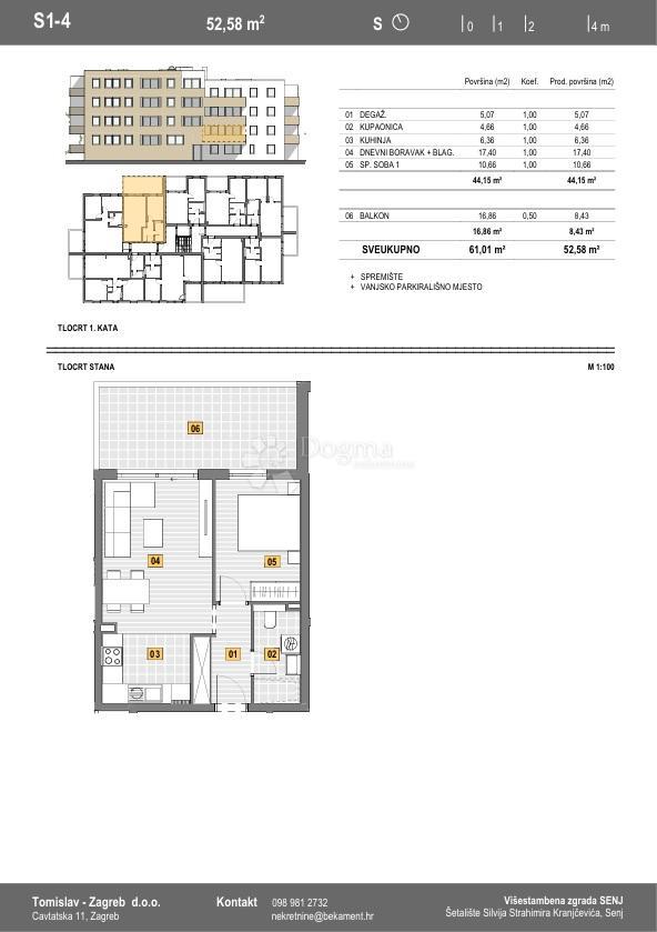 Allogio Senj, 31,21m2