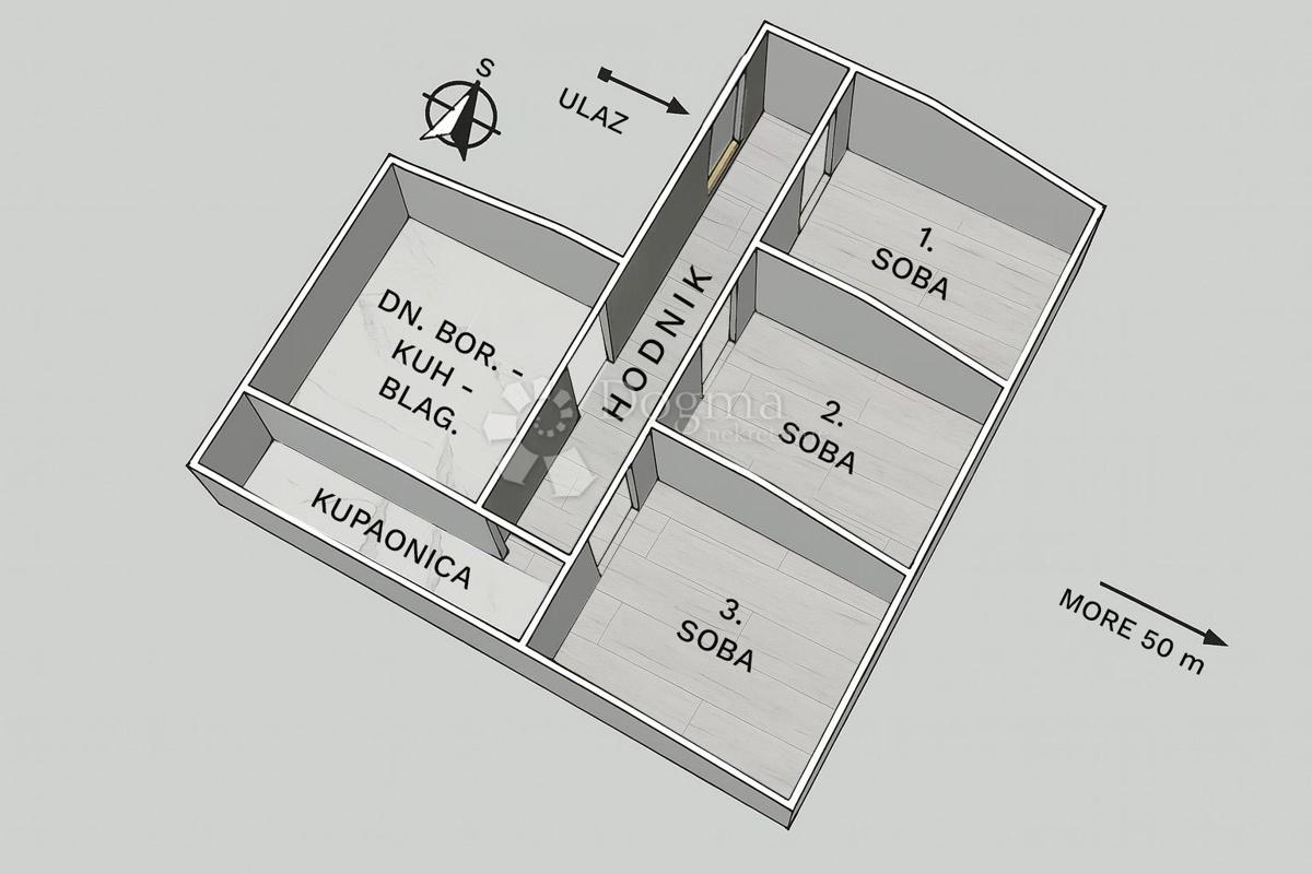 Allogio Opatija - Centar, Opatija, 70m2