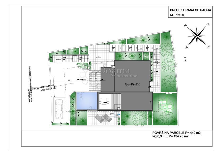 Terreno edificabile Klis, 449m2