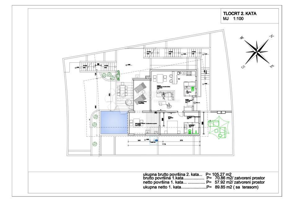 Terreno edificabile Klis, 449m2