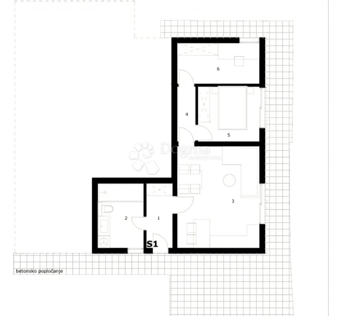 Allogio Rukavac, Vis, 56,21m2