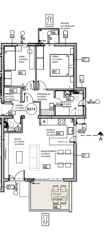 Allogio Dugopolje, 25m2