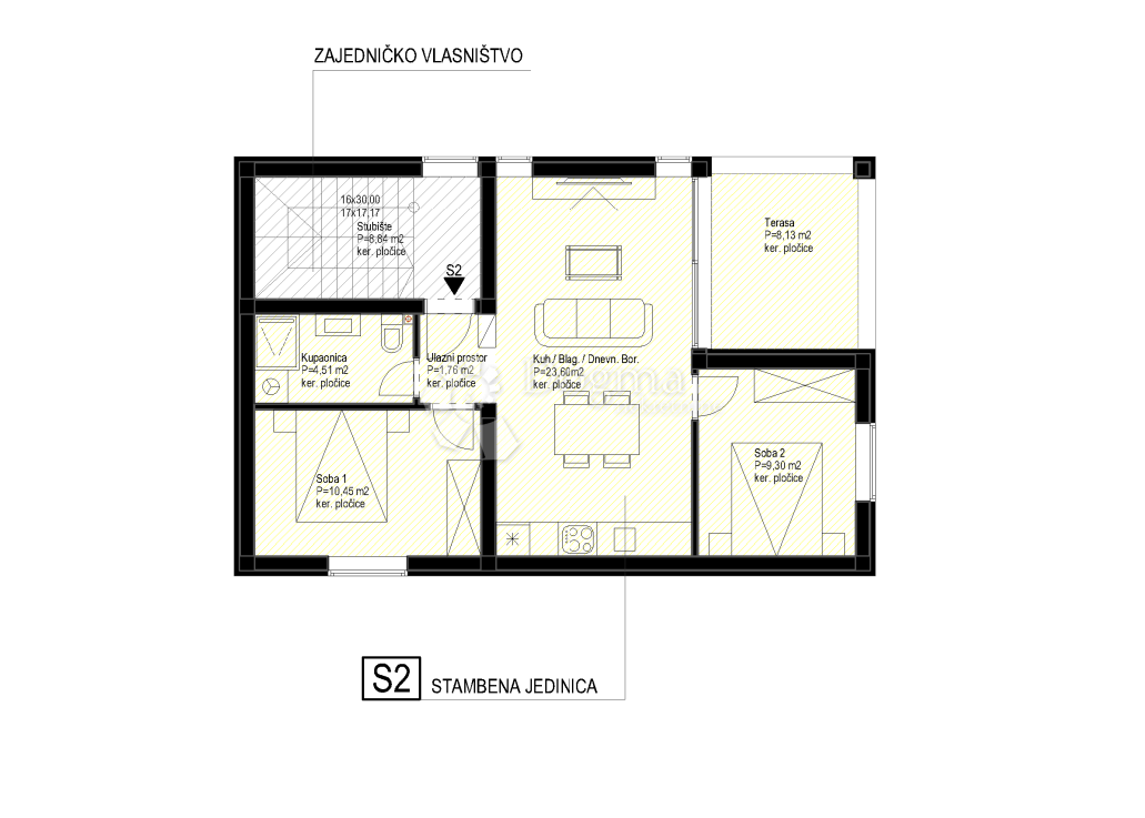 Allogio Vir, 59,55m2