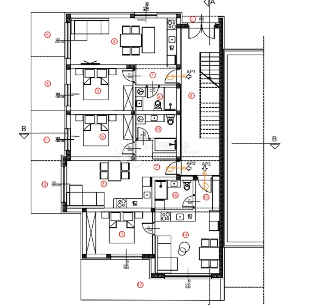 Allogio Brodarica, Šibenik - Okolica, 43,52m2